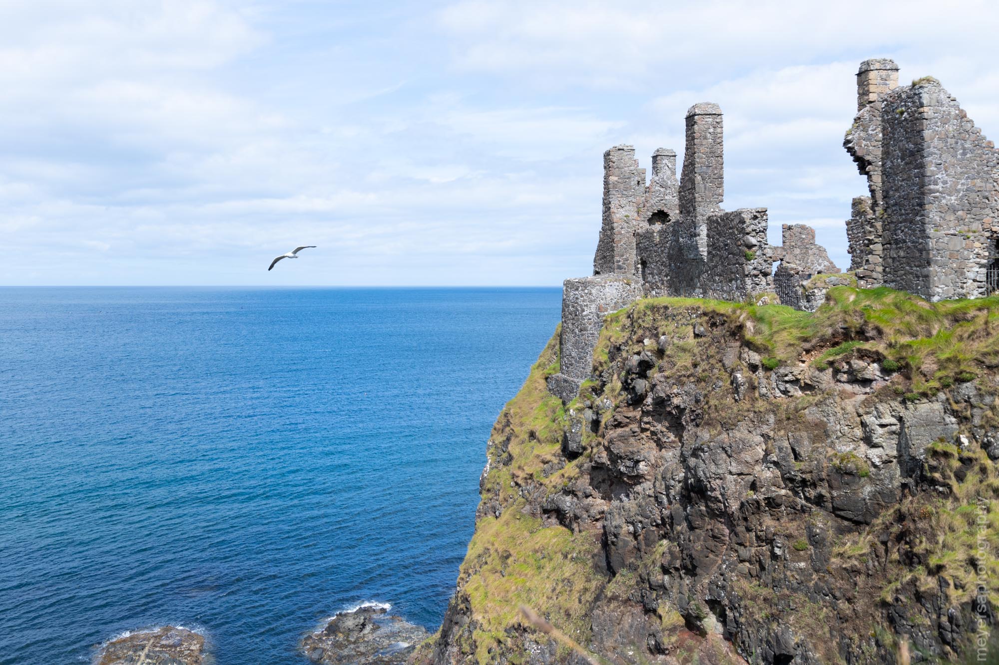 View of Dunluce Castle