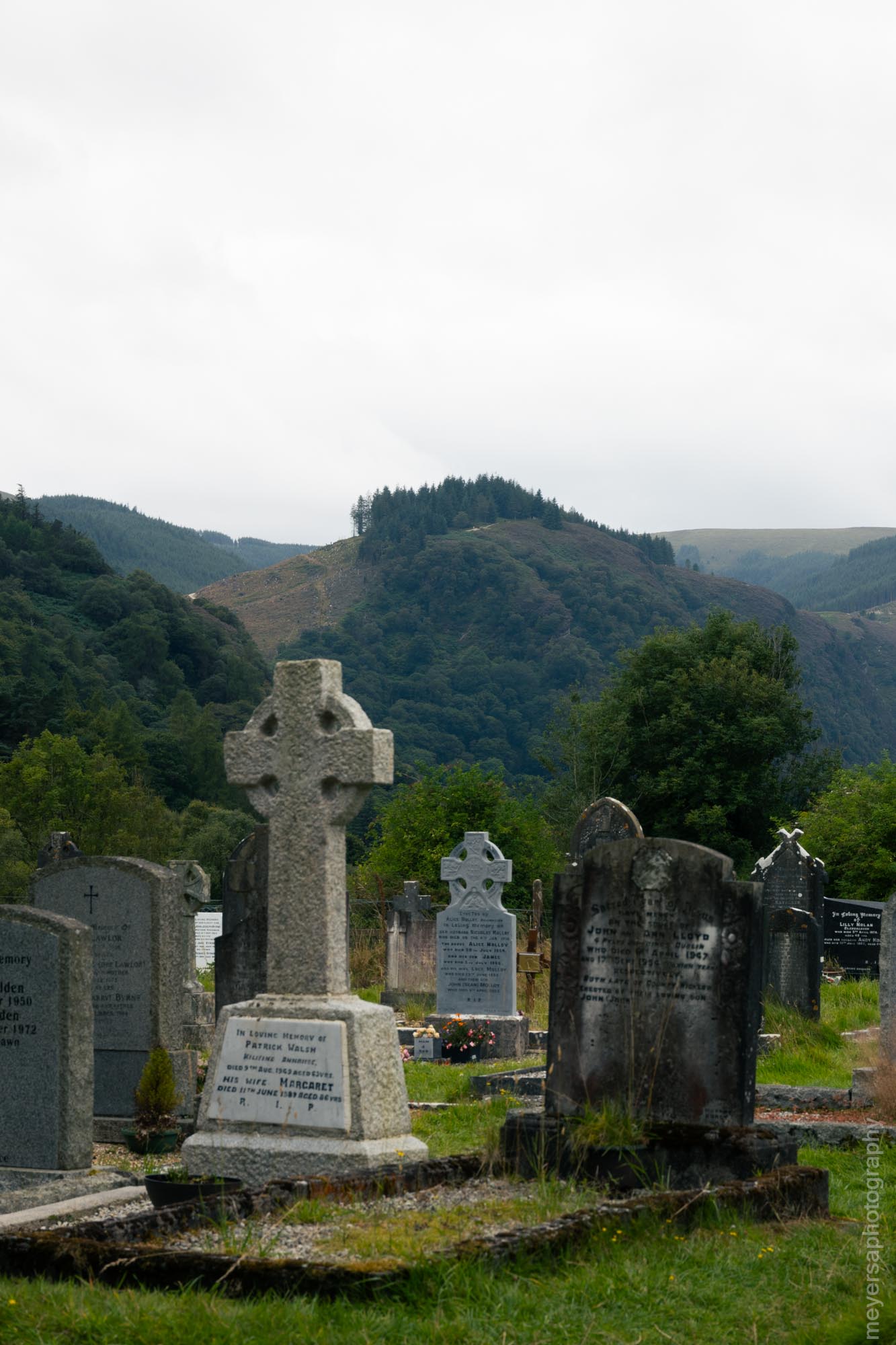 Cemetary in the Wicklow park